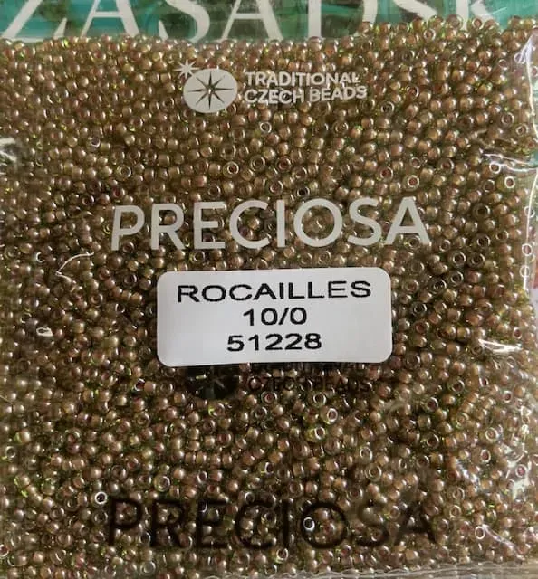 Preciosa Round Seed Beads 51228 10/0 3.5 Oz 2