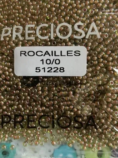 Preciosa Round Seed Beads 51228 10/0 3.5 Oz