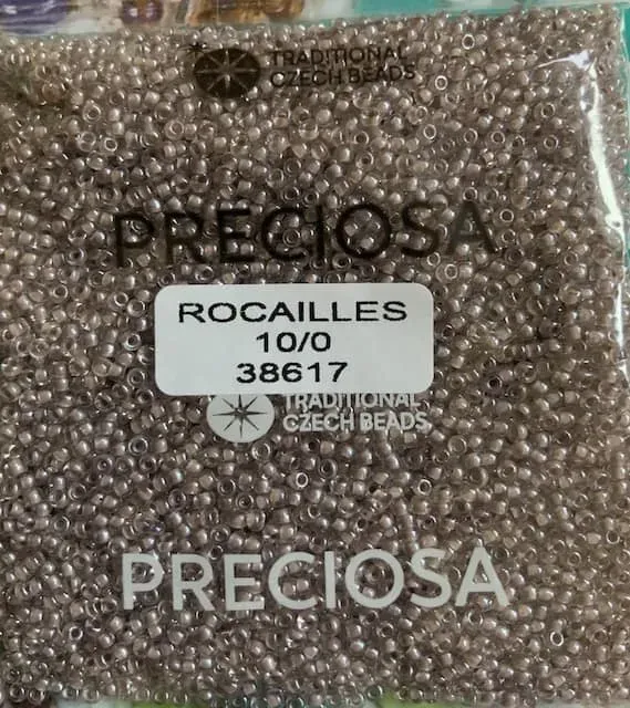 Preciosa Round Seed Beads 38617 10/0 3.5 Oz