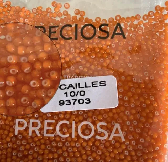 Preciosa Round Seed Beads 93703 10/0 3.5 Oz
