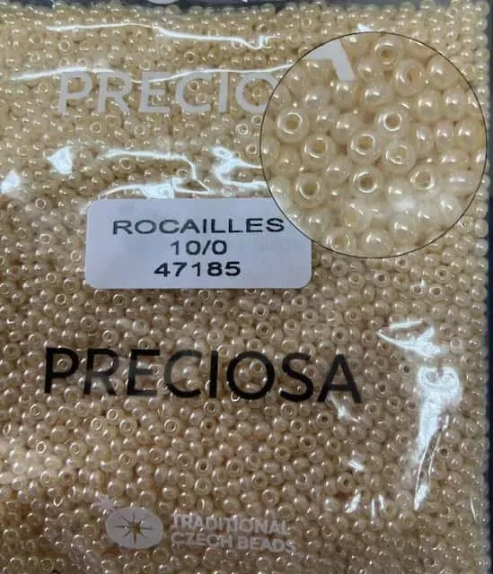 Preciosa Round Seed Beads 47185 10/0  3.5 Oz