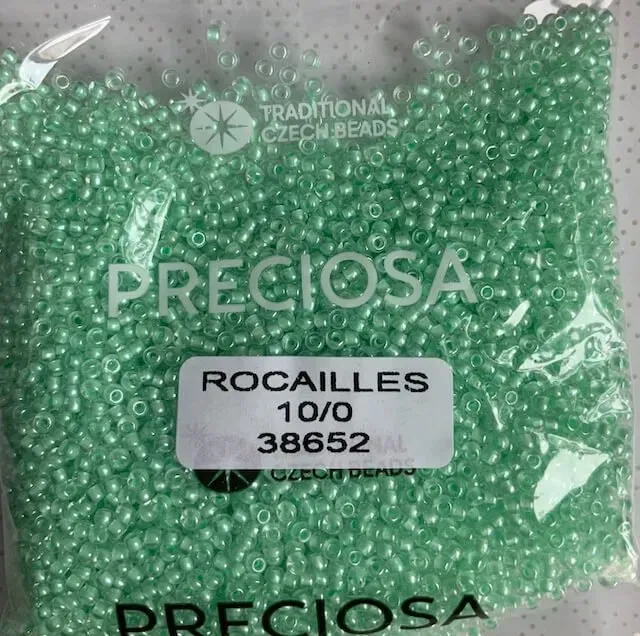 Preciosa Round Seed Beads 38652 10/0 3.5 Oz 6