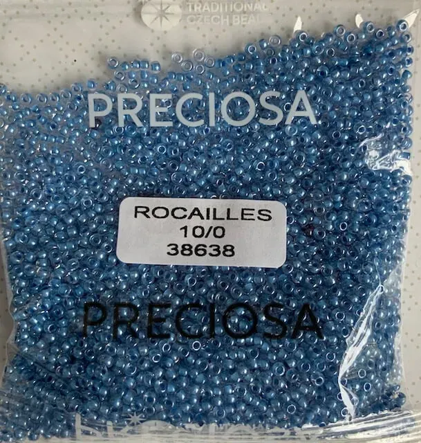 Preciosa Round Seed Beads 38638 10/0 3.5 Oz 3