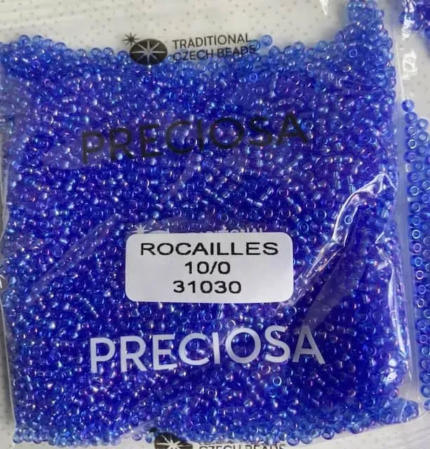 Preciosa Round Seed Beads 31030 10/0 3.5 Oz