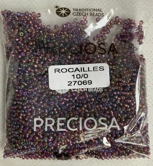 Preciosa Round Seed Beads 27069 10/0 3.5 Oz