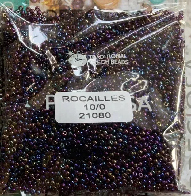 Preciosa Round Seed Beads 21080 10/0 3.5 Oz
