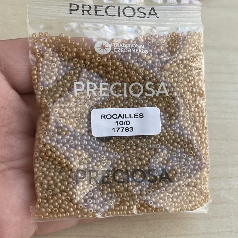 Preciosa Round Seed Beads 17783 10/0 3.5 Oz 3