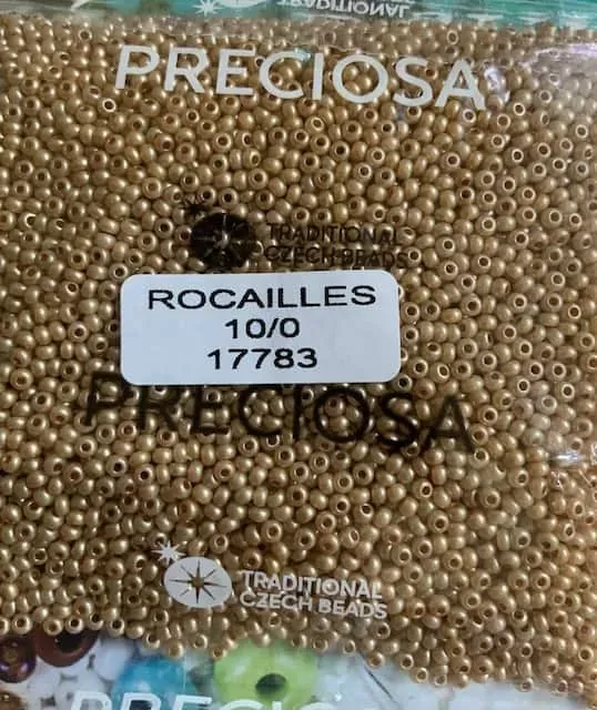 Preciosa Round Seed Beads 17783 10/0 3.5 Oz 9