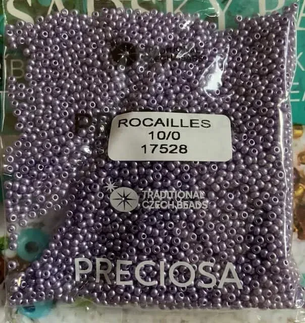 Preciosa Round Seed Beads 17528 10/0 3.5 Oz