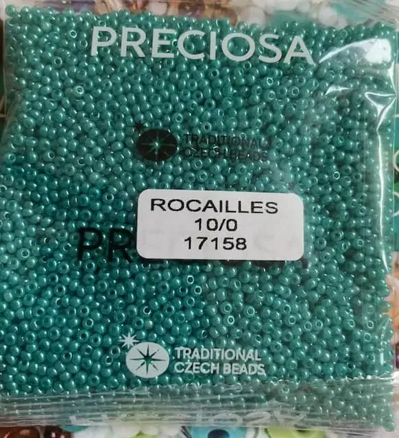 Preciosa Round Seed Beads 17158 10/0 3.5 Oz
