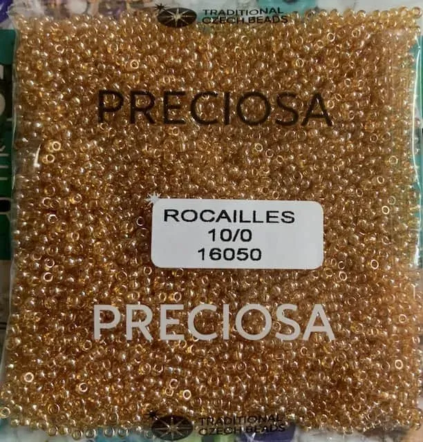Preciosa Round Seed Beads 16050 10/0 3.5 Oz 3
