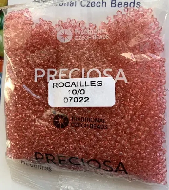 Preciosa Round Seed Beads 07022 10/0 3.5 Oz