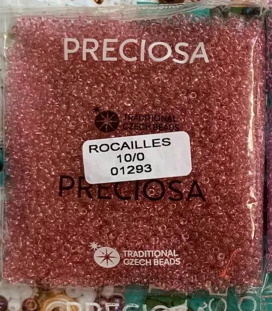 Preciosa Round Seed Beads 01293 10/0 3.5 Oz