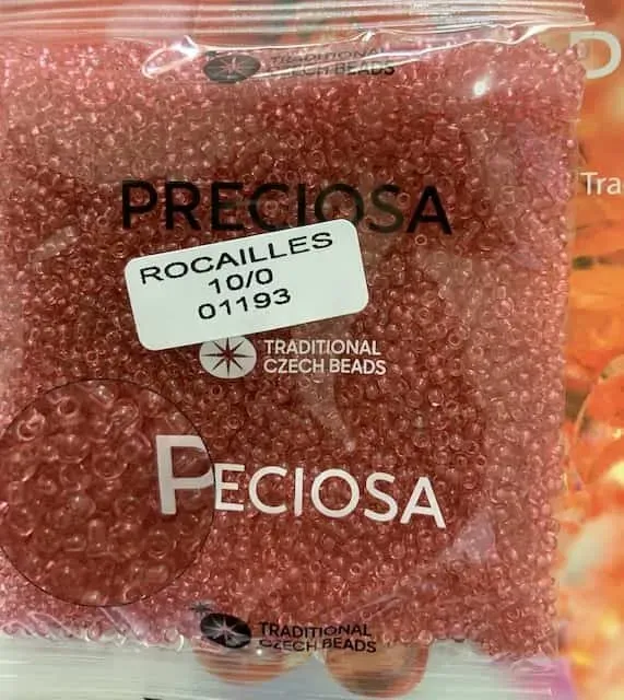 Preciosa Round Seed Beads 01193 10/0 3.5 Oz 3