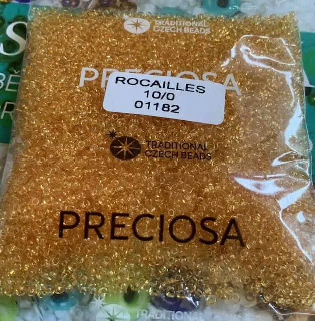 Preciosa Round Seed Beads 01182 10/0 3.5 Oz