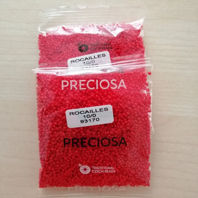 Preciosa Round Seed Beads 93170 10/0 50 gr. 1.7 Oz 4