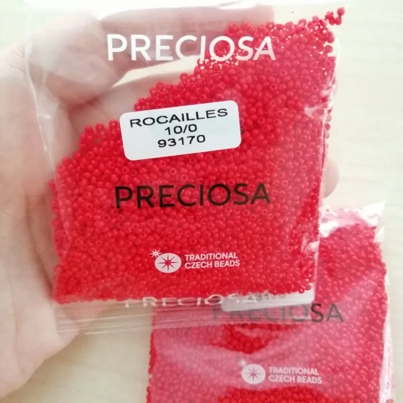 Preciosa Round Seed Beads 93170 10/0 50 gr. 1.7 Oz 5