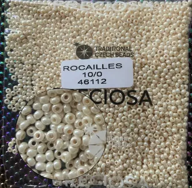 Preciosa Round Seed Beads 46112 10/0 3.5 Oz 3