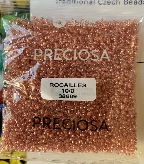 Preciosa Round Seed Beads 38689 10/0  3.5 Oz 3