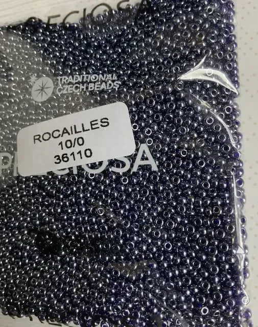 Preciosa Round Seed Beads 36110 10/0 3.5 Oz