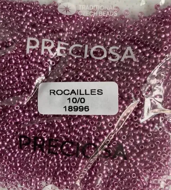 Preciosa Round Seed Beads 18996 10/0 3.5 Oz