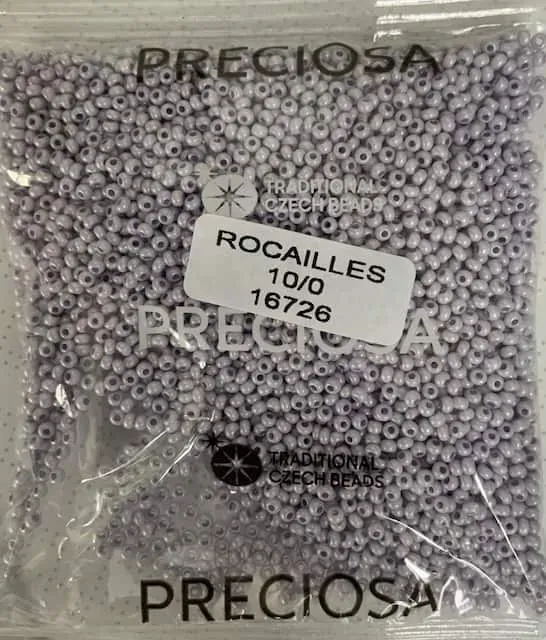Preciosa Round Seed Beads 16726 10/0 3.5 Oz