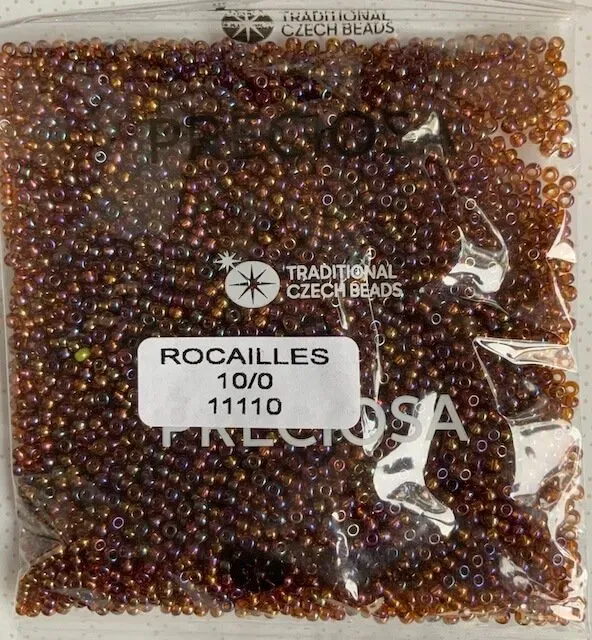 Preciosa Round Seed Beads 11110 10/0 3.5 Oz