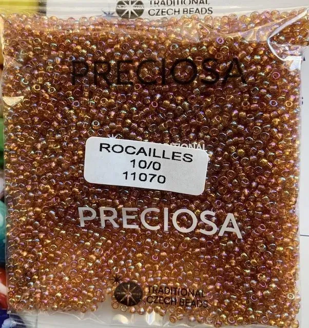 Preciosa Round Seed Beads 11070 10/0 3.5 Oz