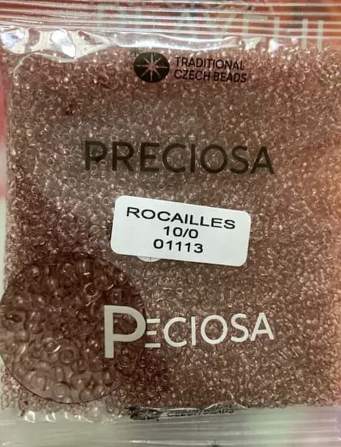 Preciosa Round Seed Beads 01113 10/0 3.5 Oz 3