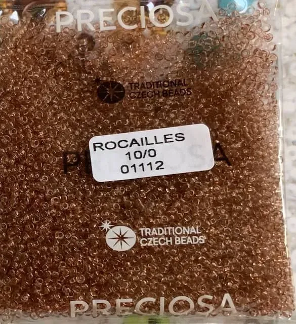 Preciosa Round Seed Beads 01112 10/0  3.5 Oz 2