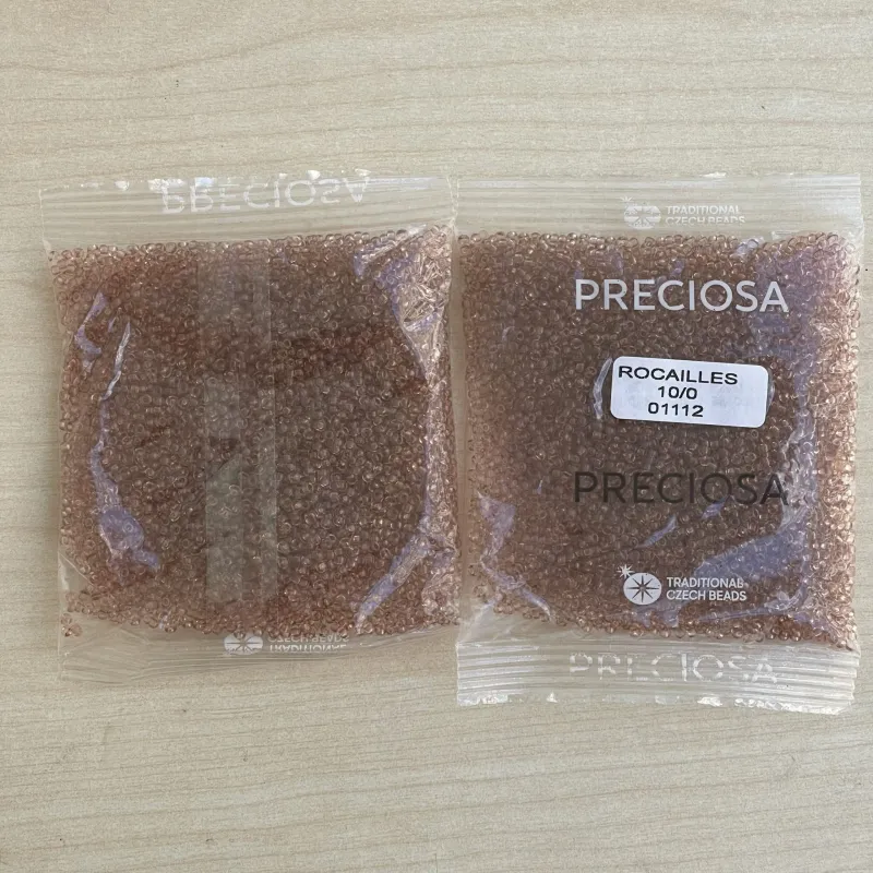 Preciosa Round Seed Beads 01112 10/0  3.5 Oz 3