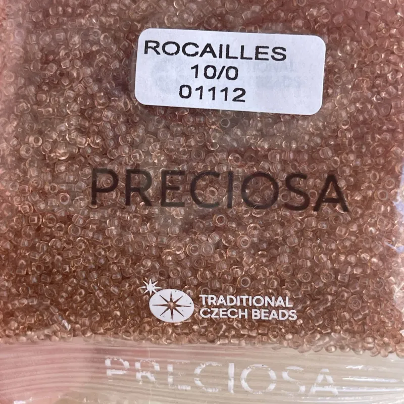 Preciosa Round Seed Beads 01112 10/0  3.5 Oz 6