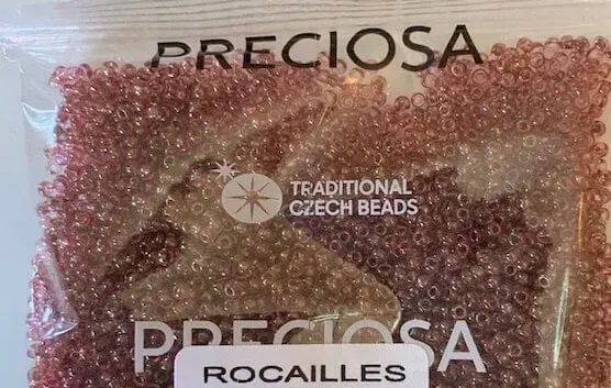 Preciosa Round Seed Beads 48095 10/0 3.5 Oz 2