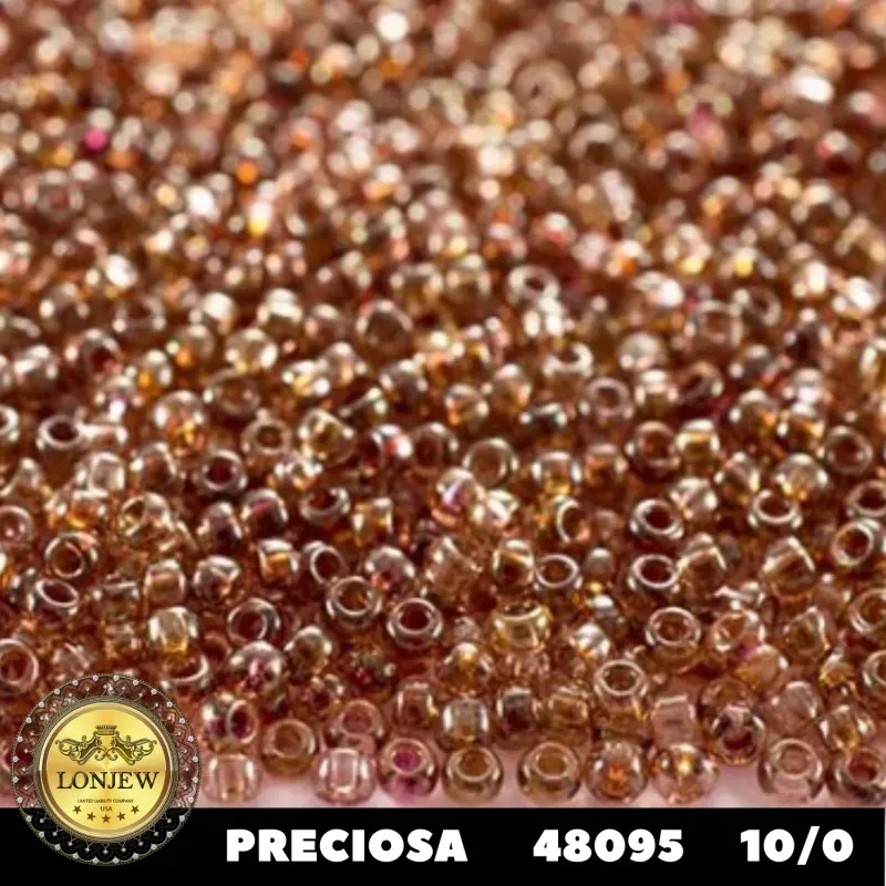 Preciosa Round Seed Beads 48095 10/0 3.5 Oz