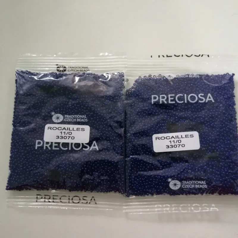 Preciosa Round Seed Beads 33070 11/0 50 gr. 1.7 Oz 4