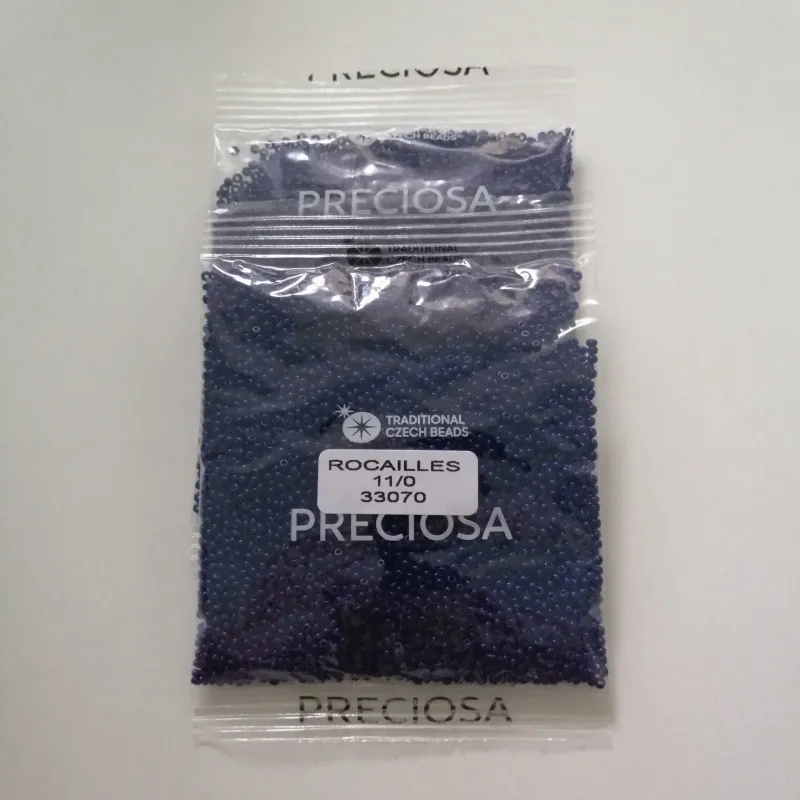 Preciosa Round Seed Beads 33070 11/0 50 gr. 1.7 Oz 6