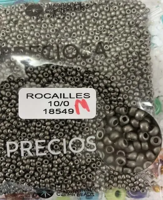 Preciosa Round Seed Beads 18549 10/0 3.5 Oz Matte