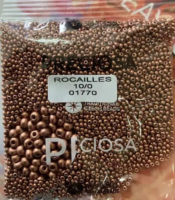 Preciosa Round Seed Beads 01770 10/0 3.5 Oz