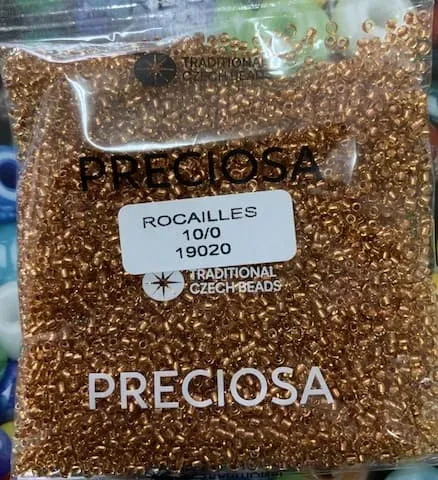 Preciosa Round Seed Beads 19020 10/0 3.5 Oz
