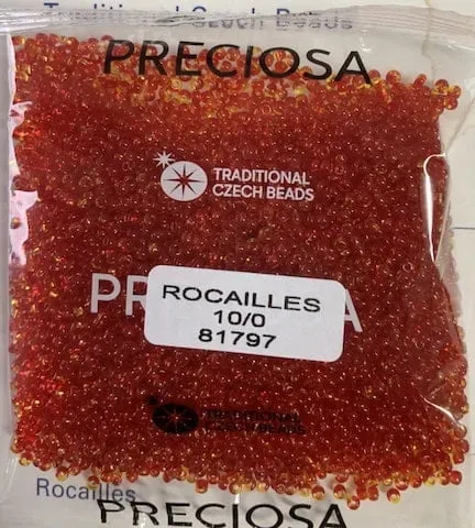 Preciosa Round Seed Beads 81797 10/0 3.5 Oz
