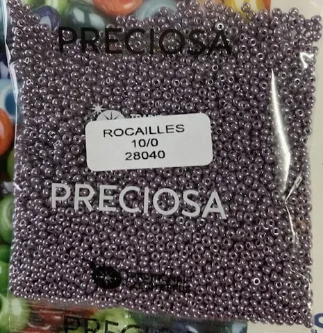 Preciosa Round Seed Beads 28040 10/0 3.5 Oz
