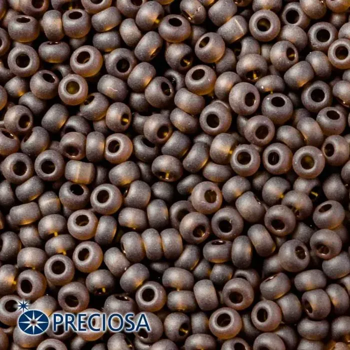 Preciosa Round Seed Beads 10140 10/0 3.5 Oz Matte 2