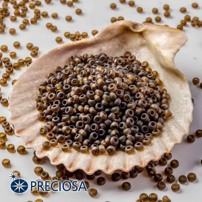 Preciosa Round Seed Beads 10140 10/0 3.5 Oz Matte