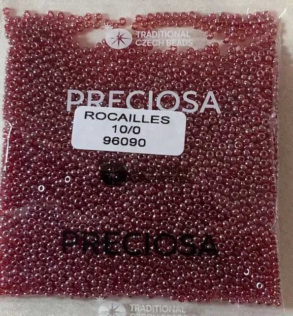 Preciosa Round Seed Beads 96090 10/0 3.5 Oz 3