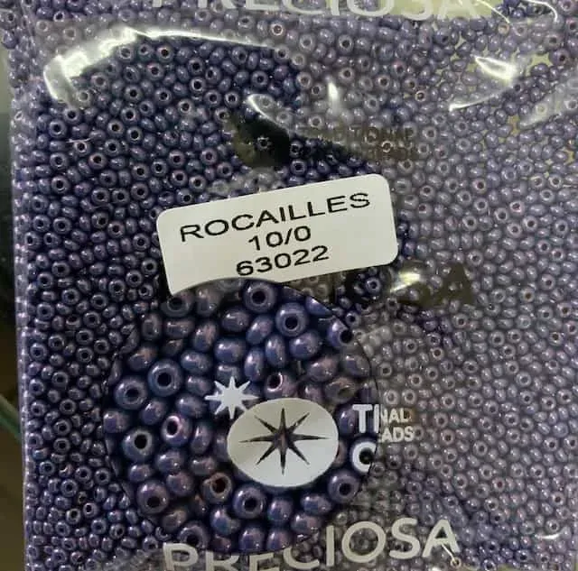 Preciosa Round Seed Beads 63022 10/0 3.5 Oz 3