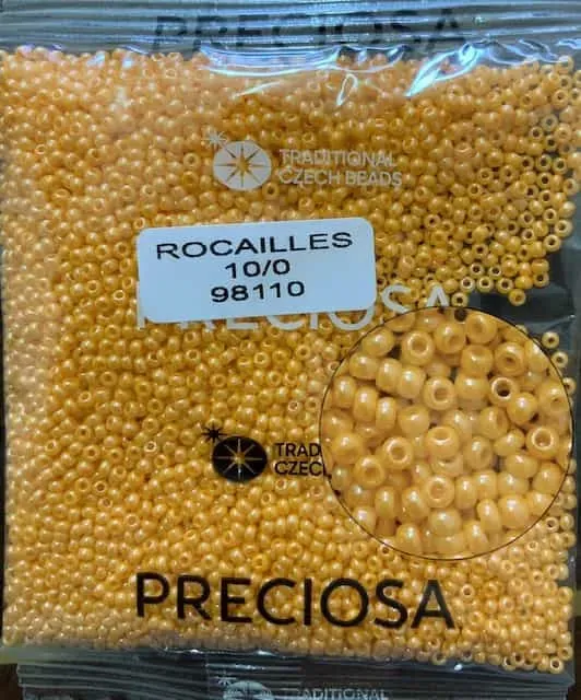 Preciosa Round Seed Beads 98110 10/0  3.5 Oz