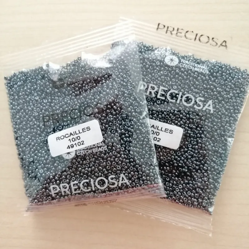 Preciosa Round Seed Beads 49102 10/0 3.5 Oz 3