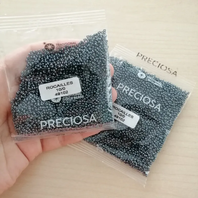 Preciosa Round Seed Beads 49102 10/0 3.5 Oz 4