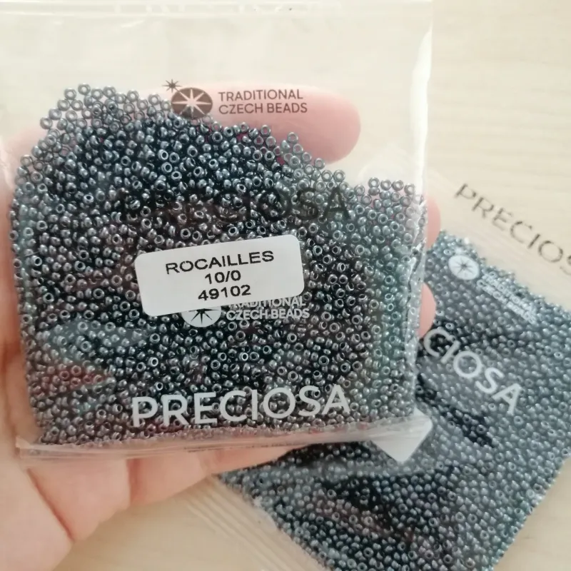 Preciosa Round Seed Beads 49102 10/0 3.5 Oz 6
