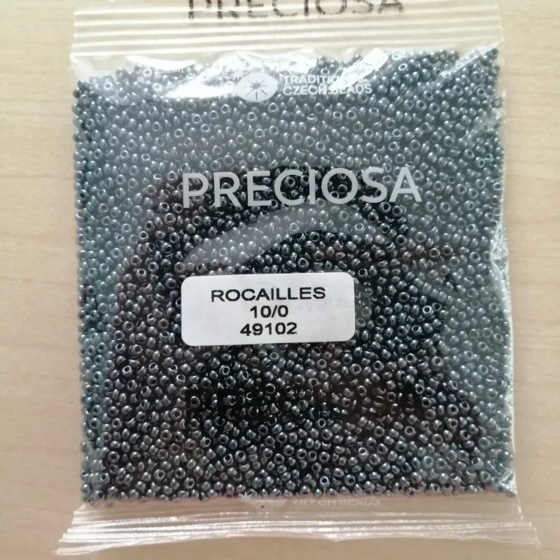 Preciosa Round Seed Beads 49102 10/0 3.5 Oz 7
